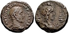 Egypt, Alexandria. Maximinus I. AD 235-238. BI Tetradrachm 22mm, 11.59 g.