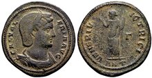 Galeria Valeria. Augusta, AD 293-311. Æ Follis 25mm, 6.36 g. Antioch