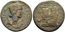 Pisidia, Selge. Herennia Etruscilla.  Augusta, AD 249-251. Æ 24mm 6.79 g.