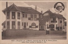 KATWIJK A. ZEE - Villa's Hoogcate en 't Waerle bewoond door H. K. H. Prinses Juliana tijdens haar verblijf te Katwijk a. Zee