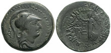 Cilicia, Seleukeia ad Kalykadnon. 2nd - 1st Century BC. Æ 25mm 7.61 g. Nike