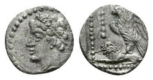 Cilicia, Uncertain. 4th century BC. AR Obol 11mm, 0.47 g. Eagle