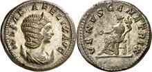 Julia Domna. Augusta, AD 193-217. AR Antoninianus 23mm, 5.39 g. Rome