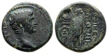 Phrygia, Laodikeia ad Lycum, Augustus. 27 BC-AD 14. Æ 16mm 3.52 g. Zeus