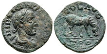 Troas, Alexandria. Valerian I. AD 253-260. Æ 21mm, 4.02 g. Horse