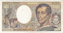 FRANCE P.155e - 200 Francs 1992 VF