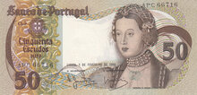 PORTUGAL P.174b - 50 Escudos 1980 UNC