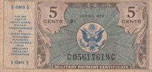 UNITED STATES P.M.15 - 5 Cents 1948 Fine
