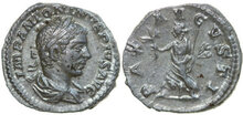 Elagabalus. AD 218-222. AR Denarius 19mm, 2.97 g. Rome
