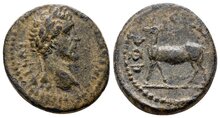 Ionia, Ephesus. Antoninus Pius. AD 138-161. Æ 19mm, 4.37 g. Stag