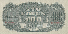 CZECHOSLOVAKIA P.48s - 100 Korun 1944 Specimen AU