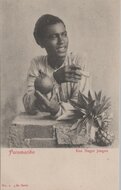 SURINAME - PARAMARIBO - Een Neger jongen