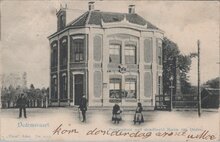 DEDEMSVAART - Postkantoor met standbeeld Baron van Dedem