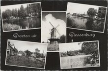 GIESSENBURG - Meerluik Groeten uit Giessenburg