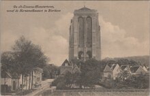 ZIERIKZEE - De St. Lievens-Monstertoren vanaf de Karnemelksvaart te Zierikzee