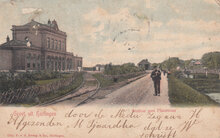 HARLINGEN - Station met Plantsoen