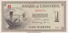 FRENCH INDOCHINA P.76 - 1 Piastre ND 1945 UNC