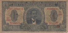 BRAZIL P.9 - 1 Mil Reis 1923 Fine