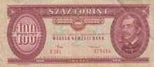 HUNGARY P.171g - 100 Forint 1984 VF