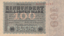 GERMANY P.107a - 100 Millionen Mark 19232 XF