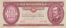 HUNGARY P.171h - 100 Forint 1989 XF