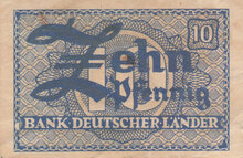 GERMANY FEDERAL REPUBLIC P.12a - 50 Pfennig 1948 VF