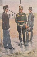 MILITAIR - No. 5. Grenadiers en Jagers Officieren