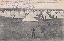 MILITAIR - Camp du Larzac - Campement de Officiers