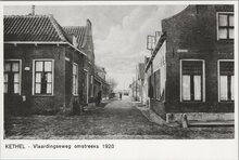 KETHEL - Vlaardingenseweg omstreeks 1920