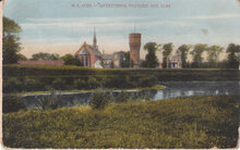 HELLEVOETSLUIS - R. K. Kerk - Watertoren, Pastorie Ger. Kerk