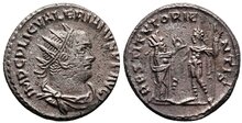 Valerian I. AD 253-260. Antoninianus 19mm, 4.05 g. Samosata