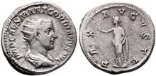 Gordian III. AD 238-244. AR Antoninianus 22mm, 5.27 g. Rome Pax