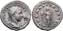 Gordian III. AD 238-244. AR Antoninianus 23mm, 4.49 g. Rome Liberalitas