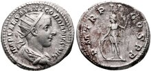 Gordian III. AD 238-244. AR Antoninianus 23mm, 4.91 g. Rome Virtus