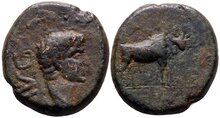 Macedon, (Philippi?). Tiberius. AD 14-37. Æ 17mm, 3.92 g.