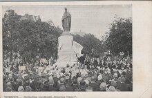 NIJMEGEN - Onthulling standbeeld Bisschop Hamer