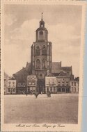 BERGEN OP ZOOM - Markt met Toren