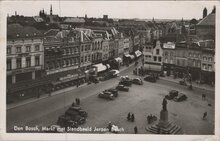 DEN BOSCH - Markt met Standbeeld Jeroen Bosch