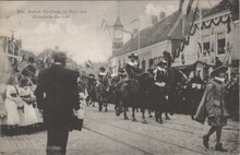 OOSTBURG - Kon. Bezoek 14 Sept. 1907. Historische Optocht