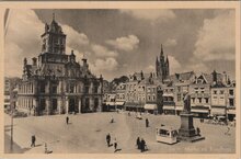 DELFT - Markt en Raadhuis