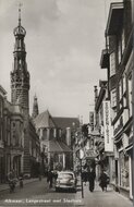 ALKMAAR - Langestraat met Stadhuis