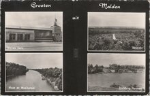 MALDEN - Meerluik Groeten uit Malden