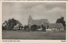 RHEDEN - gezicht op Ned. Herv. Kerk