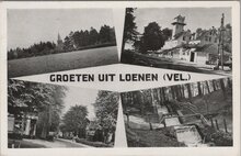 LOENEN - Meerluik Groeten uit Loenen (Vel.)