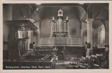 BODEGRAVEN - Interieur Ned. Herv. Kerk