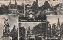 AMSTERDAM - Meerluik Groeten uit Amsterdam