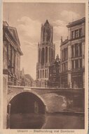 UTRECHT - Stadhuisbrug met Domtoren