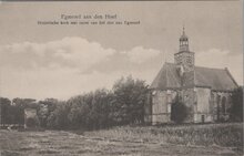 EGMOND AAN DEN HOEF - Historische kerk met ruïne van het slot van Egmond