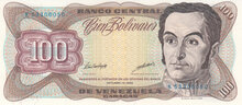VENEZUELA P.66g - 100 Bolivares 1998 UNC