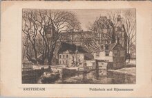 AMSTERDAM - Polderhuis met Rijksmuseum